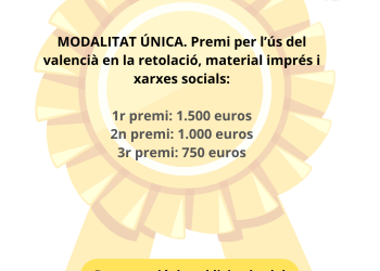 Premis a l’ús del valencià en el comerç de Llombai – Convocatòria de 2026